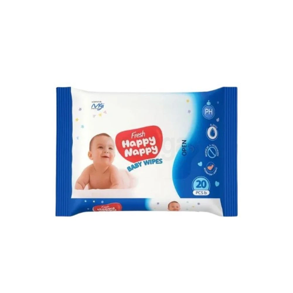 Happy Nappy Baby Wipes 20pcs